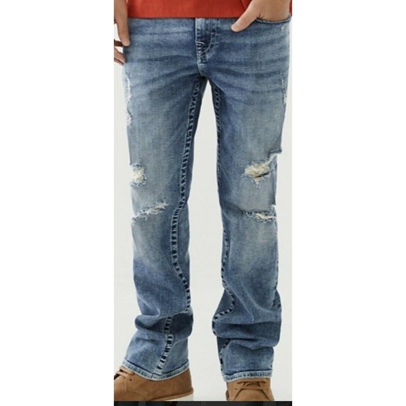 True Religion Men's Jeans Ricky Dream Maker Straight Size 32 NWT $179 - Picture 1 of 10